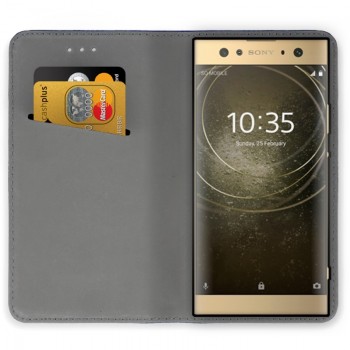 Juodas atverciamas idėklas (XPERIA XA2) telefonams